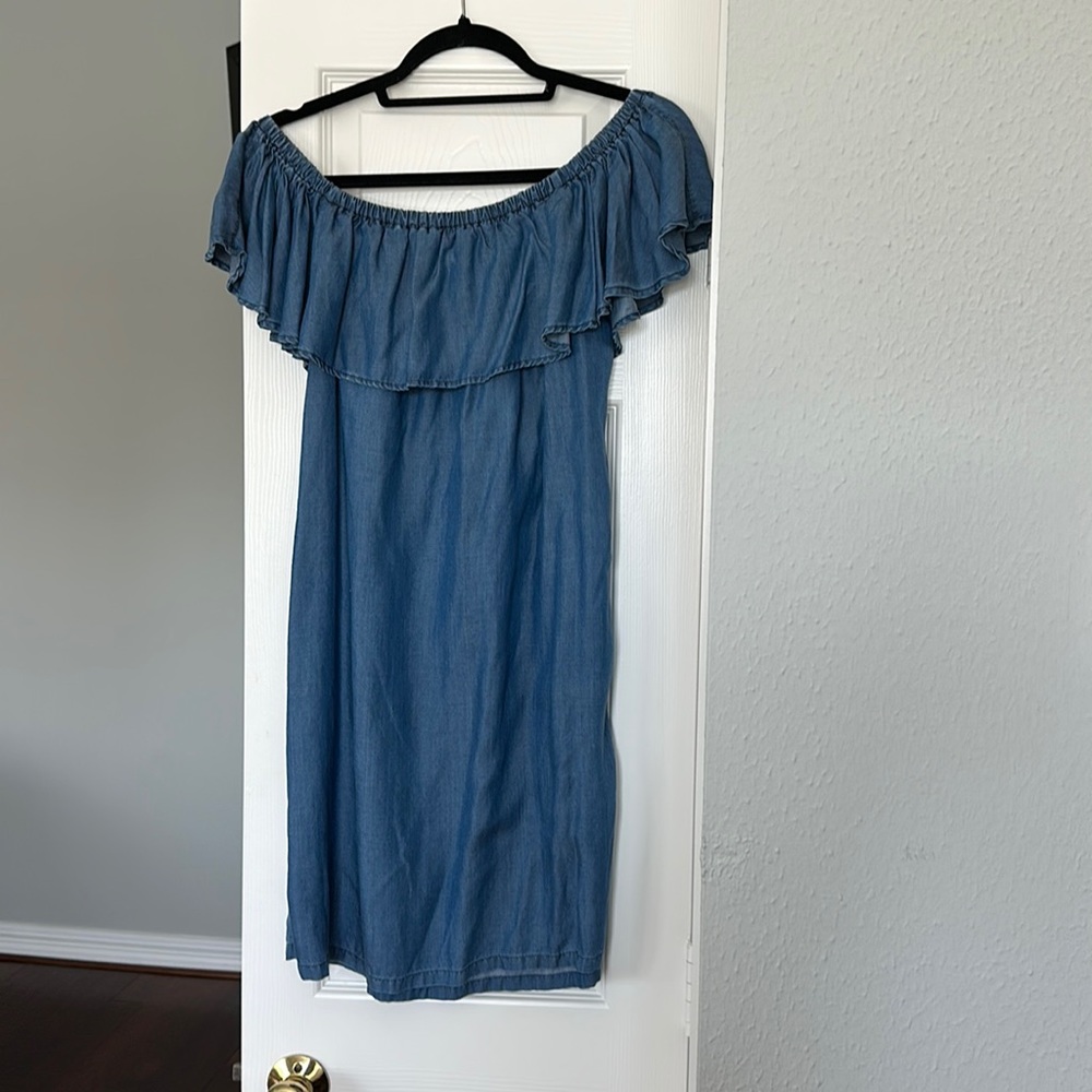 Tommy Bahama denim dress currently selling for $118